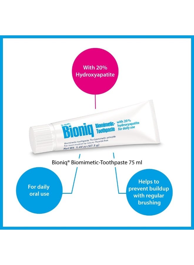 Bioniq Classic Biomimetic Toothpaste with 20 Percent Hydroxyapatite for Daily Use, 3.44 Ounce - Packaging May Vary - Image 4